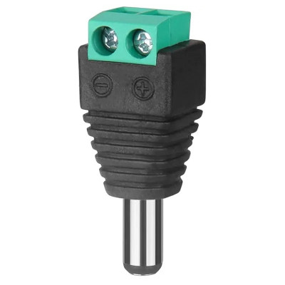 Роз'єм живлення DC 5.5x2.1 мм з клемною колодкою, тато