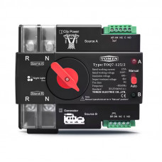 АВР Автомат вводу резервного живлення 125А 2P TOMZN TOQ7-125/2