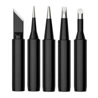 Набір жал 900M-T для паяльників та паяльних станцій 5 шт. I/K/B/3C/2.4D, black