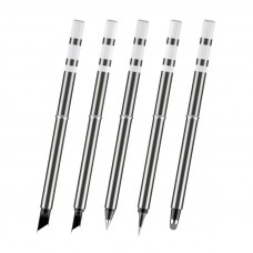 Набір жал для паяльника FNIRSI HS01--K65, BC3, B2, ILS, KR, 5шт. Набір жал для паяльника FNIRSI HS01--K65, BC3, B2, ILS, KR, 5шт.