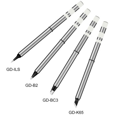 Набір жал для паяльника GVDA GD-K65, BC3, B2, ILS 4шт.