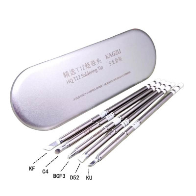 Набір жал для паяльника T12 KAGZU (KF, C4, BCF3, D52, KU)