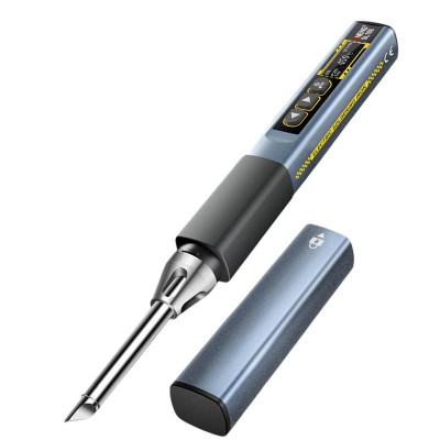 Портативний USB-паяльник ANENG SL108 на жалах Т12 PD/QC 96W Navy blue