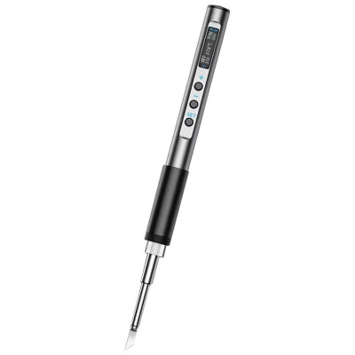 Портативний USB-паяльник PTS100 T12 PD потужністю 65W з жалом T12-K
