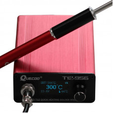 Паяльна станція Quecoo T12-956 ручка M8 RED Паяльна станція Quecoo T12-956 ручка M8 RED