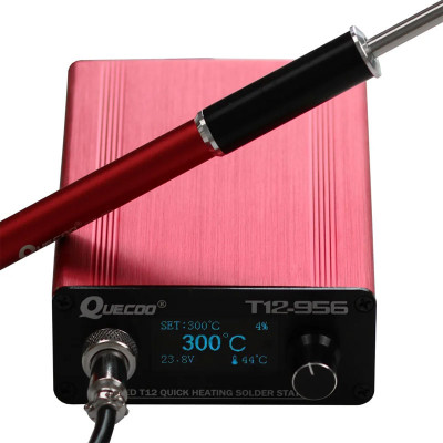 Паяльна станція Quecoo T12-956 ручка M8 RED