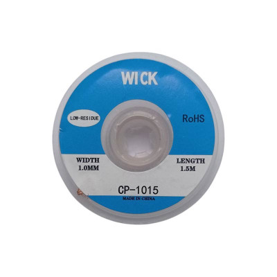 Обплетення для видалення припою 1,0 мм, 1,5 м, CP-1015