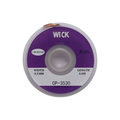 Обплетення для видалення припою 3,5 мм, 3,0 м, CP-3530