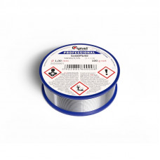 Припій дротяний, 1.0mm, 100g, з флюсом, CYNEL Sn60Pb40-SW26/2.5% Ø1.0, 100g