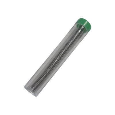 Припій дротяний, 1.0mm, 10g, з флюсом, колба