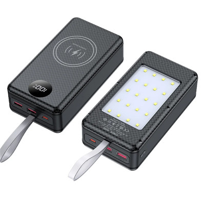 Корпус Power Bank  BX-P12, 12x18650 швидка зарядка,  бездротова зарядка, ліхтар