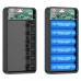 Корпус Power Bank  BX-P6, 6x18650 швидка зарядка,  ліхтар
