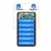 Корпус Power Bank  BX-P6, 6x18650 швидка зарядка,  ліхтар