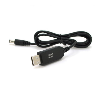 Кабель живлення для роутера USB to DC 5.5x2.5mm 9V 1.0m