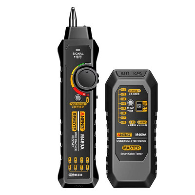 Інтелектуальний тестер мережевого кабелю ANENG M469A RJ45 RJ11 BLACK