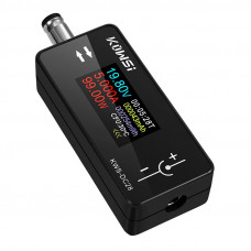 Тестер Kowsi KWS-DC28 багатофункціональний DC 5.5x2.5, TFT Display 0.96", 4-30V, 0-12A, 0-360W, Black