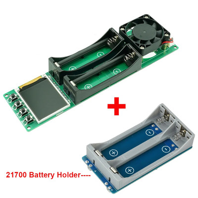 Тестер ємності та опору акумуляторних батарей 18650/21700 2-канальний