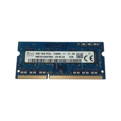 Оперативна пам'ять для ноутбука SK hynix SoDIMM DDR3L 4Gb 1600MHz PC3L-12800s CL11, Б/В