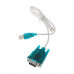 Адаптер, перехідник HL-340, USB на COM-порт 9 pin DB9, RS232