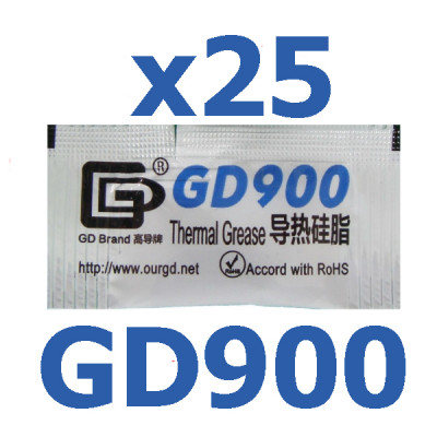 Термопаста GD900 0.5г. 25шт